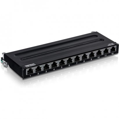 TRENDnet 12-Port Cat6A Shielded TC-P12C6AS