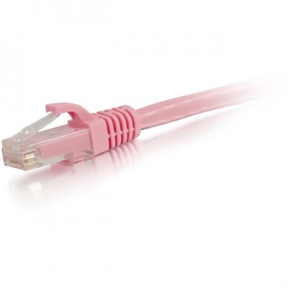 C2G 14ft Cat6a Snagless Unshielded (UTP) Network Patch Ethernet Cable-Pink 50866