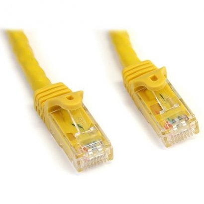 StarTech 15 ft Yellow Snagless Cat6 UTP Patch Cable N6PATCH15YL