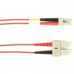 Black Box 2-m, SC-LC, 62.5-Micron, Multimode, PVC, Red Fiber Optic Cable FOCMR62-002M-SCLC-RD