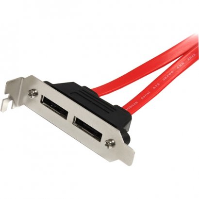 StarTech 2 Port Low Profile SATA to eSATA Plate Adapter ESATAPLT2LP