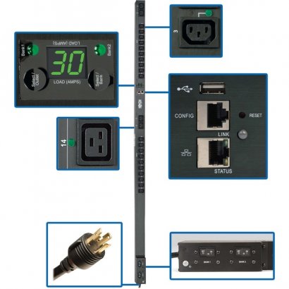 Tripp Lite 24-Outlets PDU PDUNVR30HVLX