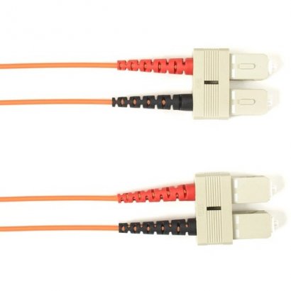 Black Box 30-m, SC-SC, 62.5-Micron, Multimode, Plenum, Orange Fiber Optic Cable FOCMP62-030M-SCSC-OR