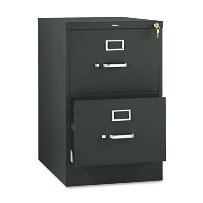 HON H512C.P.P 510 Series Two-Drawer, Full-Suspension File, Legal, 29h x25d, Black HON512CPP