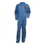 KleenGuard KCC 58504 A20 Coveralls, MICROFORCE Barrier SMS Fabric, Blue, X-Large, 24/Carton KCC58504