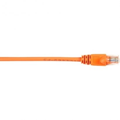 Black Box CAT5e Value Line Patch Cable, Stranded, Orange, 2-ft. (0.6-m) CAT5EPC-002-OR