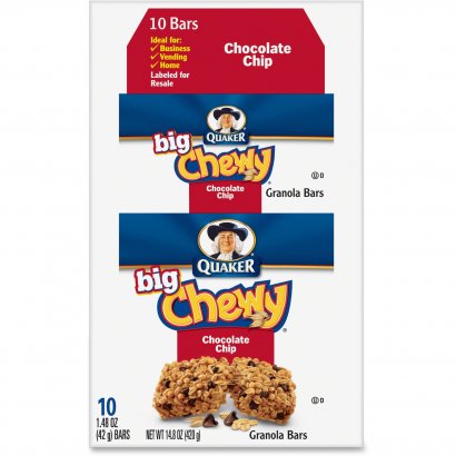 Quaker Oats Chocolate Chip Big Chewy Granola Bar 31565