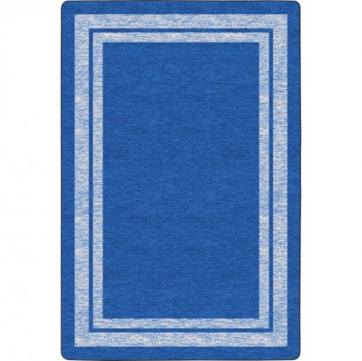 Flagship Carpets Double Light Tone Border Blue Rug FE42232A