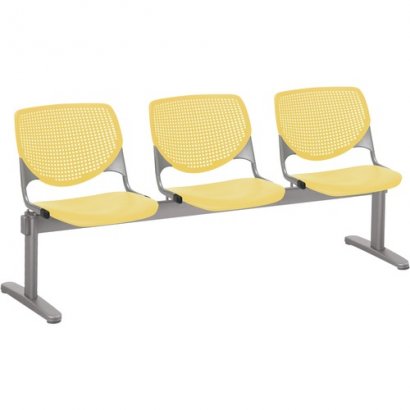 KFI Kool 3 Seat Beam Chair 2300BEAM3P12