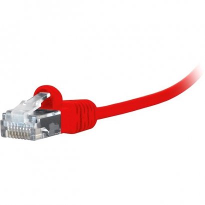 Comprehensive MicroFlex Pro AV/IT CAT6 Snagless Patch Cable Red 1ft MCAT6-1PRORED