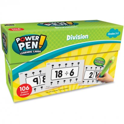 Power Pen Learning Cards: Division 6460