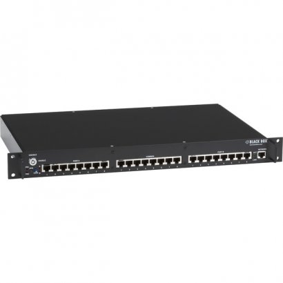 Black Box Rackmount Gang Switch - 19" , 1U, (8) RJ-45 A/B (All Pins) NBSALL8