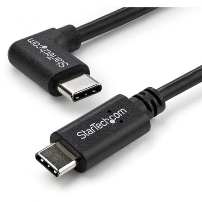 StarTech.com Right-Angle USB-C Cable - M/M - 1 m (3 ft.) - USB 2.0 USB2CC1MR