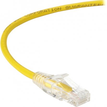 Black Box Slim-Net Cat.6 Patch Network Cable C6PC28-YL-12