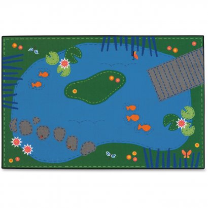 Carpets for Kids Value Line Tranquil Pond Rug 9606